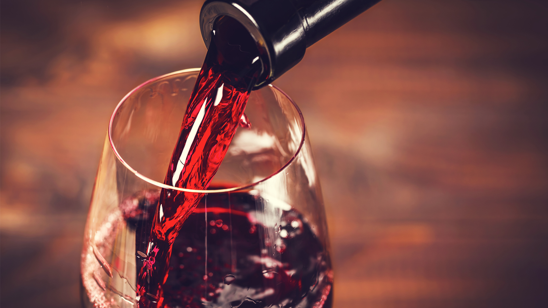 Red Wine Glass Bottle