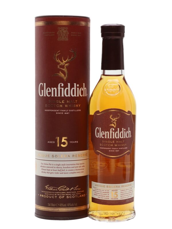 Glenfiddich 15 Years Single Malt Scotch Whiskey