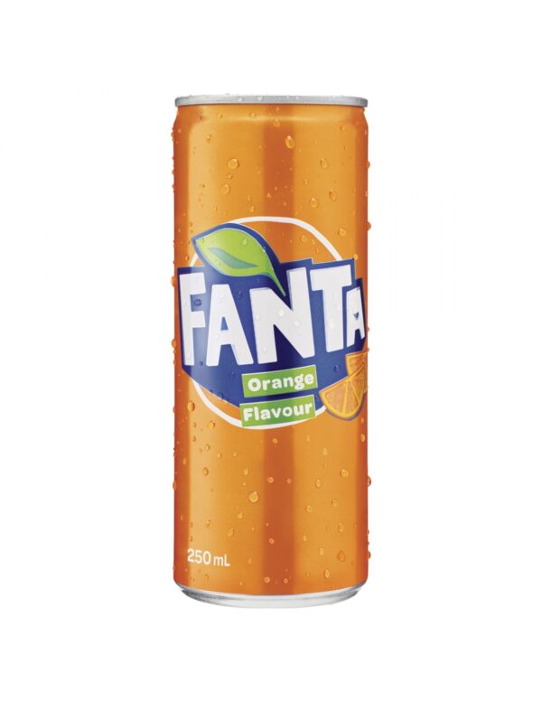 Fanta Orange Soft Drink 250Ml X 24